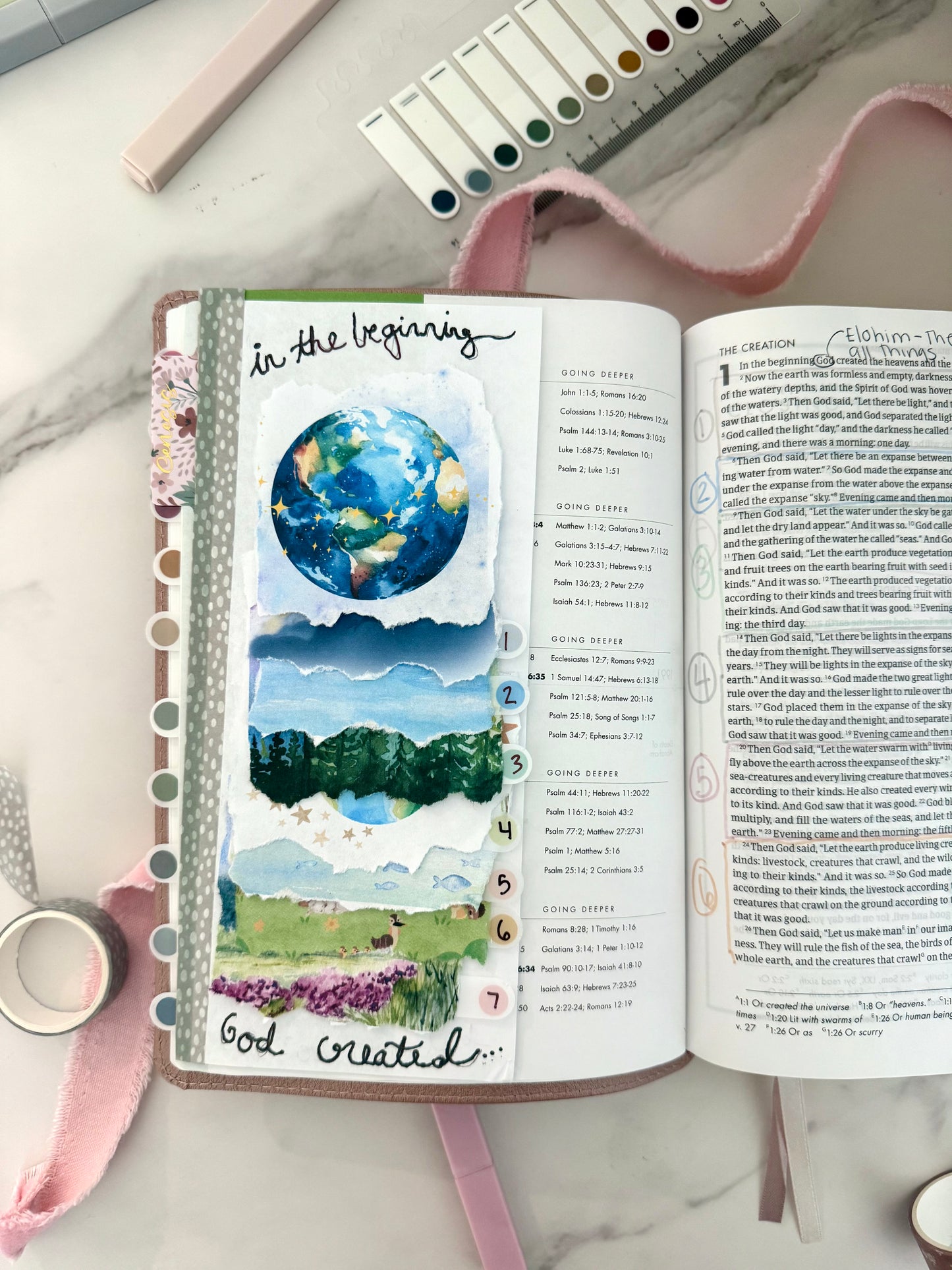 CSB She Reads Truth Bible in Rose Gold (the Grace Collection)