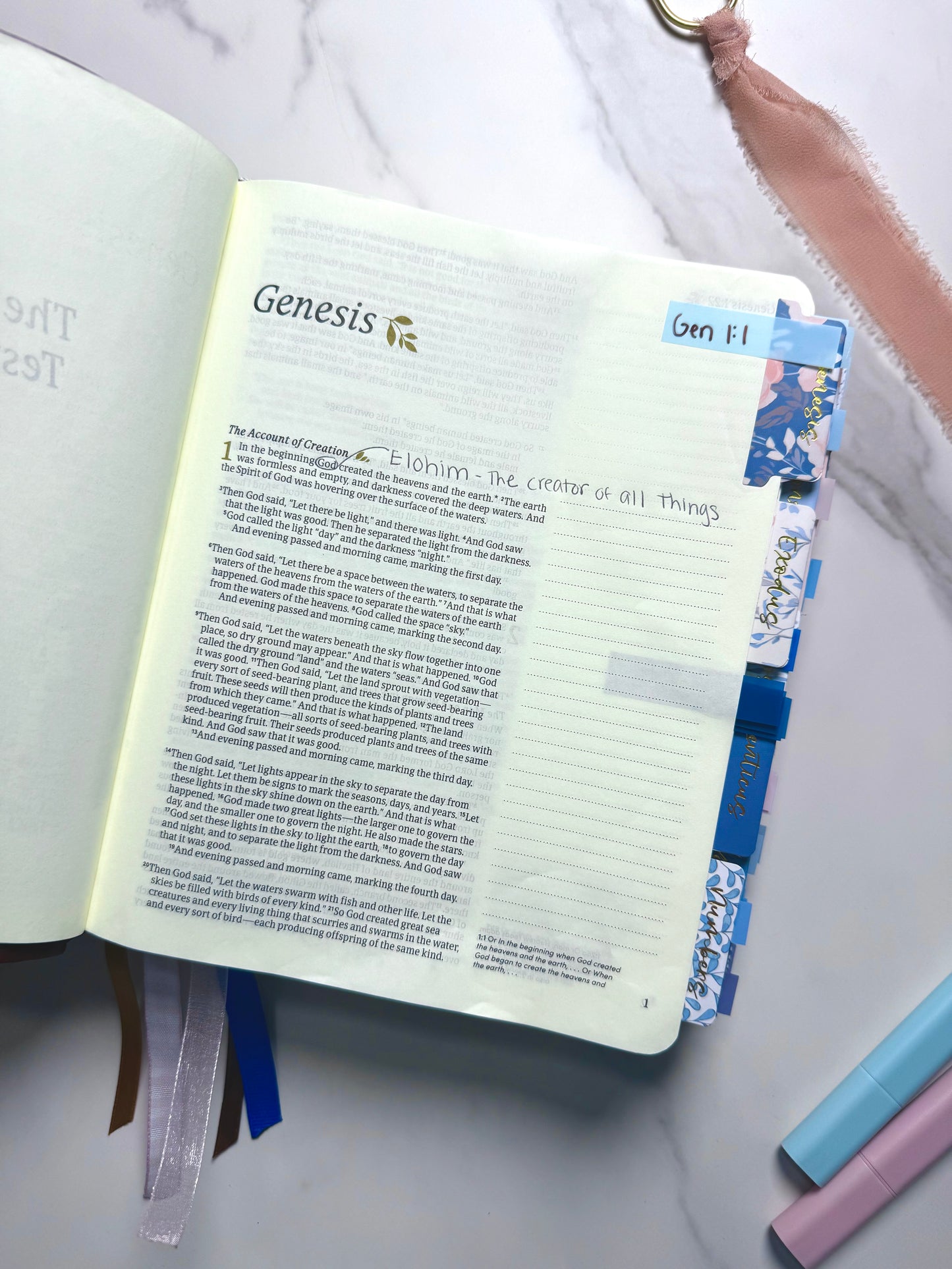 NLT Notetaking Bible – Hosanna Revival Santa Elena Edition (The Grace Collection)