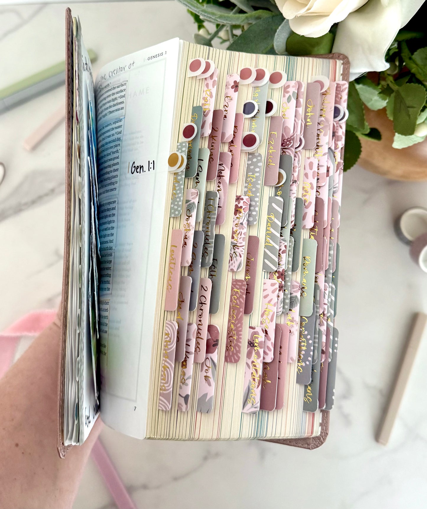 CSB She Reads Truth Bible in Rose Gold (the Grace Collection)