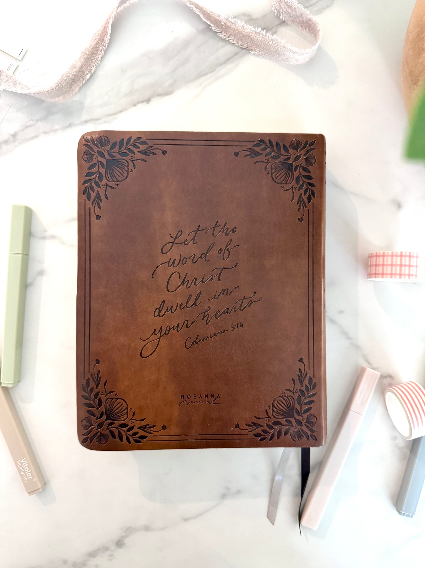 CSB Notetaking Bible – Hosanna Revival “Edinburgh” Edition (The Rooted Collection)