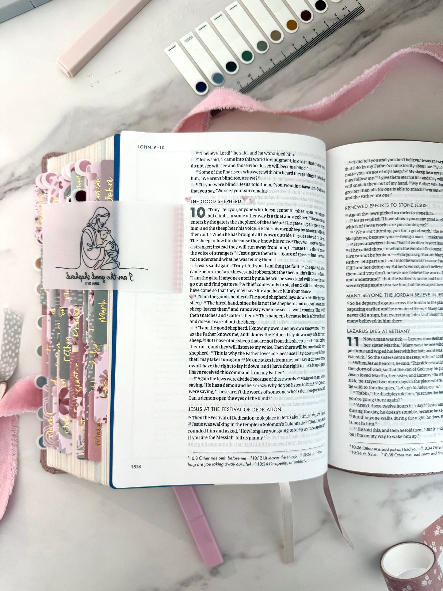 CSB She Reads Truth Bible in Rose Gold (the Grace Collection)