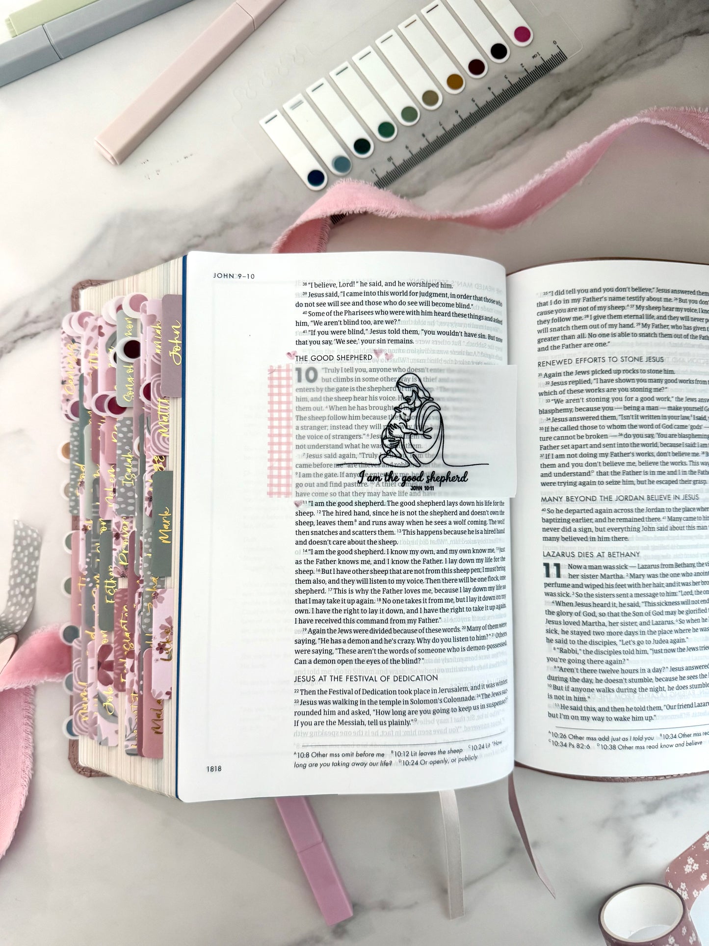 CSB She Reads Truth Bible in Rose Gold (the Grace Collection)